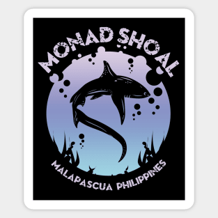 Shark Diving At Monad Shoal Sticker